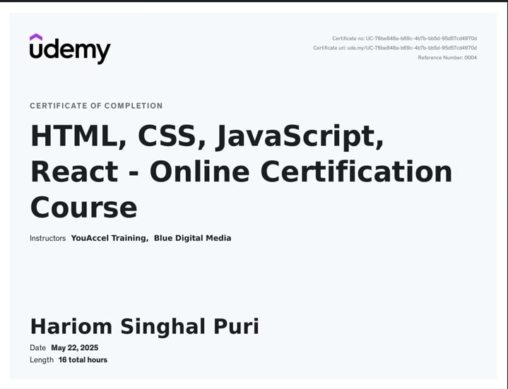 Web-Dev-certificate