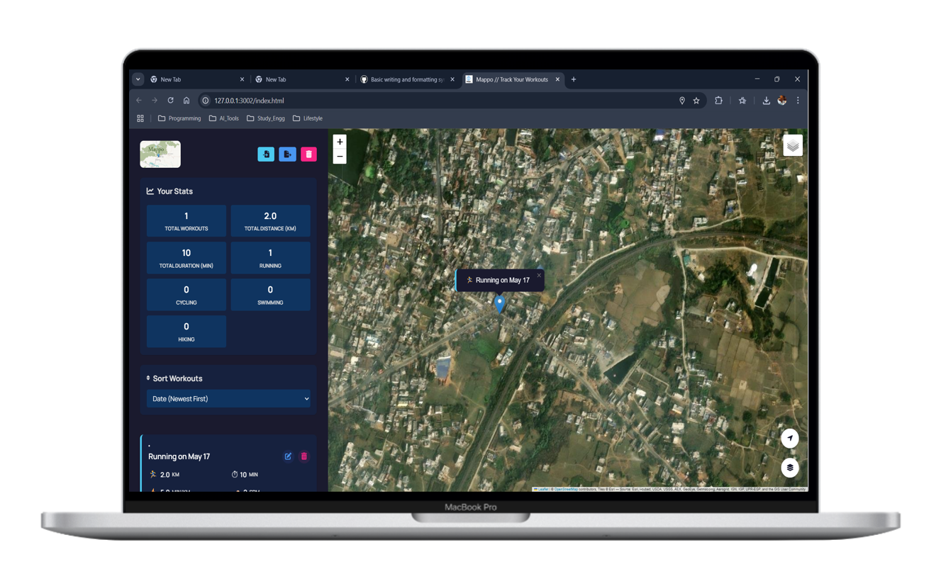 Live demo of webpage